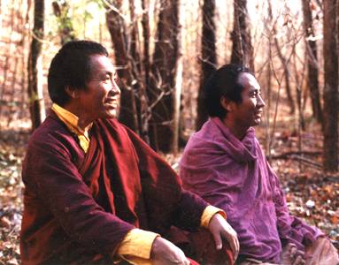 Khenchen Palden Sherab Rinpoche and Khenpo Tsewang Dongyal Rinpoche