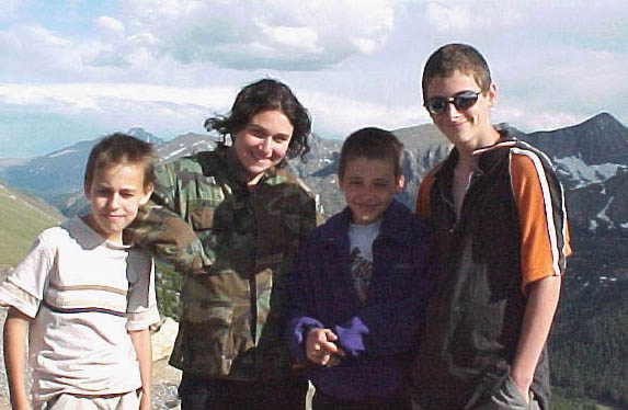 Turtle Hill School Class of 2000 on Trail Ridge Road
