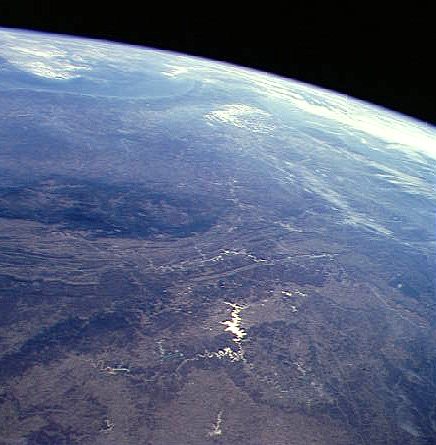 Satellite view of the southeastern United States